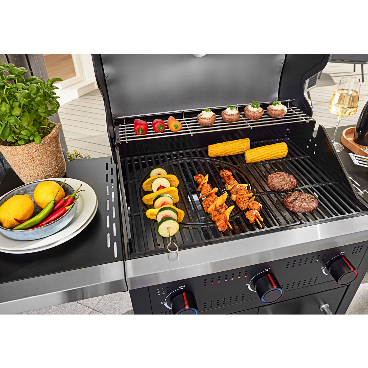 Rothmann Gasgrillwagen Montana 3 Plus Bild 10