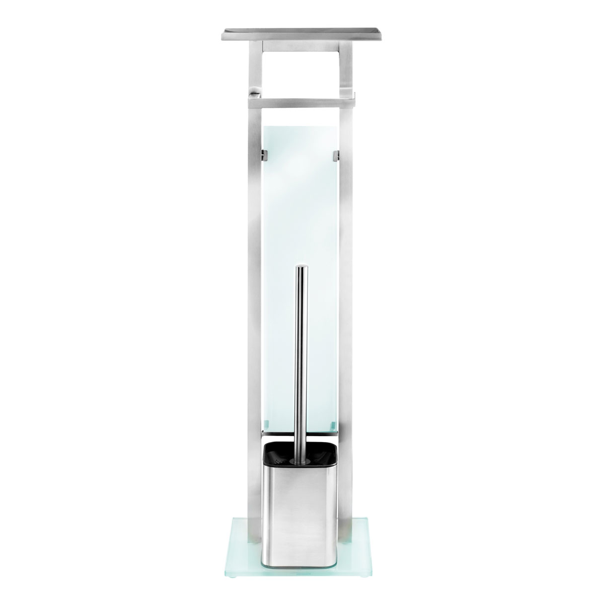 Wenko  Stand WC-Garnitur Debar mit Ablage Edelstahl rostfrei Bild 7