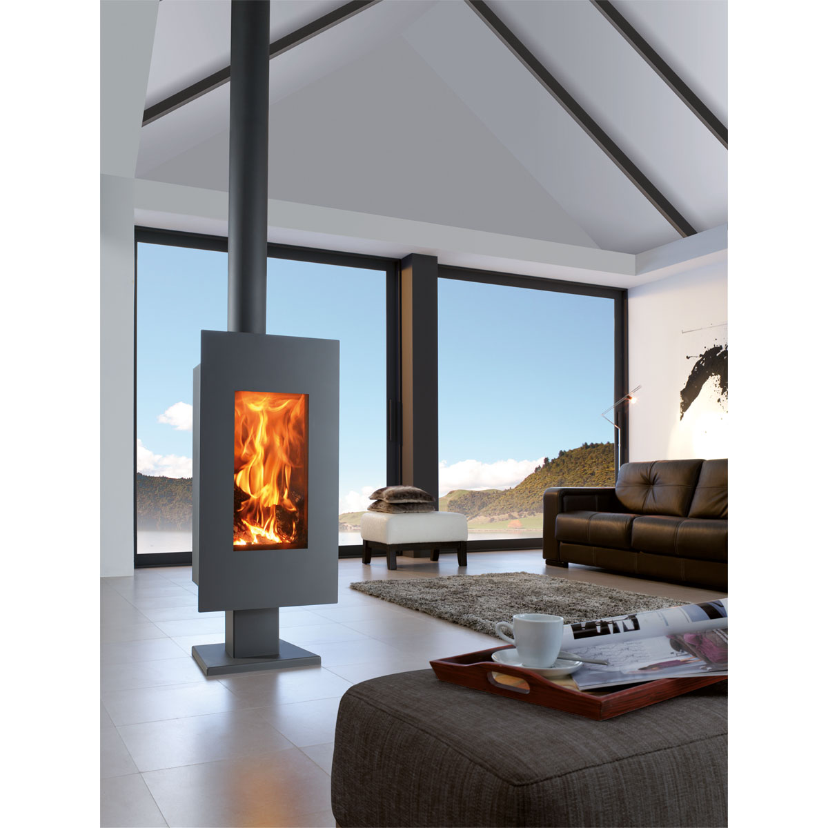 Panadero Kaminofen Osaka 8 kW Stahl Bild 2