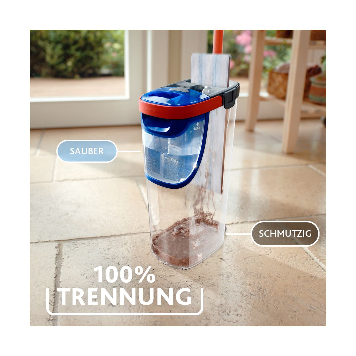 Vileda H2PRO Flat Mop System Bild 2