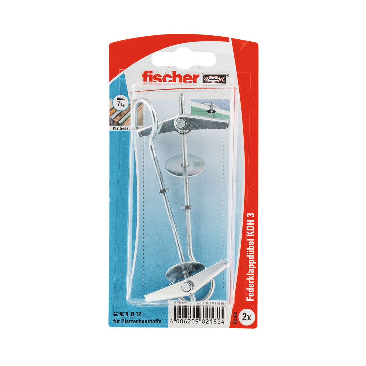 Fischer Kippübel KDH 3 mit Haken 2 Stück Fischer Kippübel KDH 3 mit Haken 2 Stück