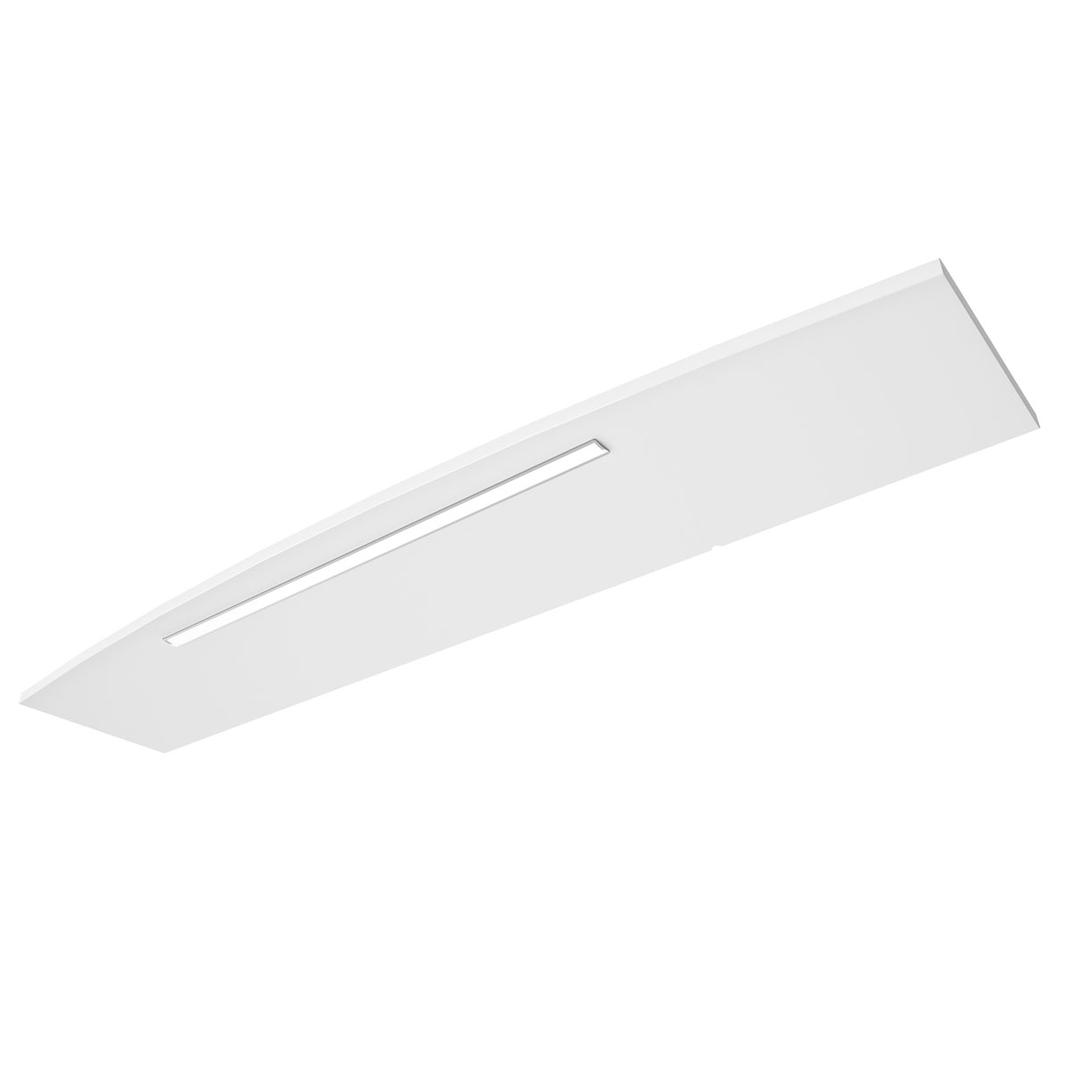 Pelipal LED-Kranzbeleuchtung Asti weiß glänzend 122 x 1,6 x 26,5 cm Bild 1