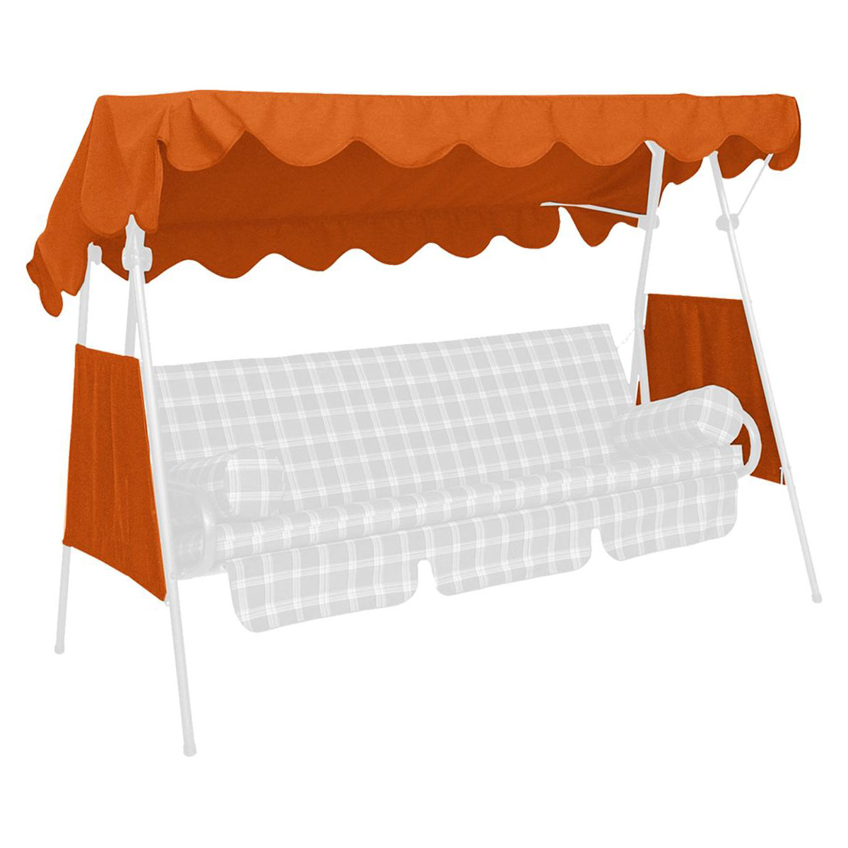 Angerer Freizeitmöbel GmbH  Sonnendach, 200x120 cm, Swingtex, terra