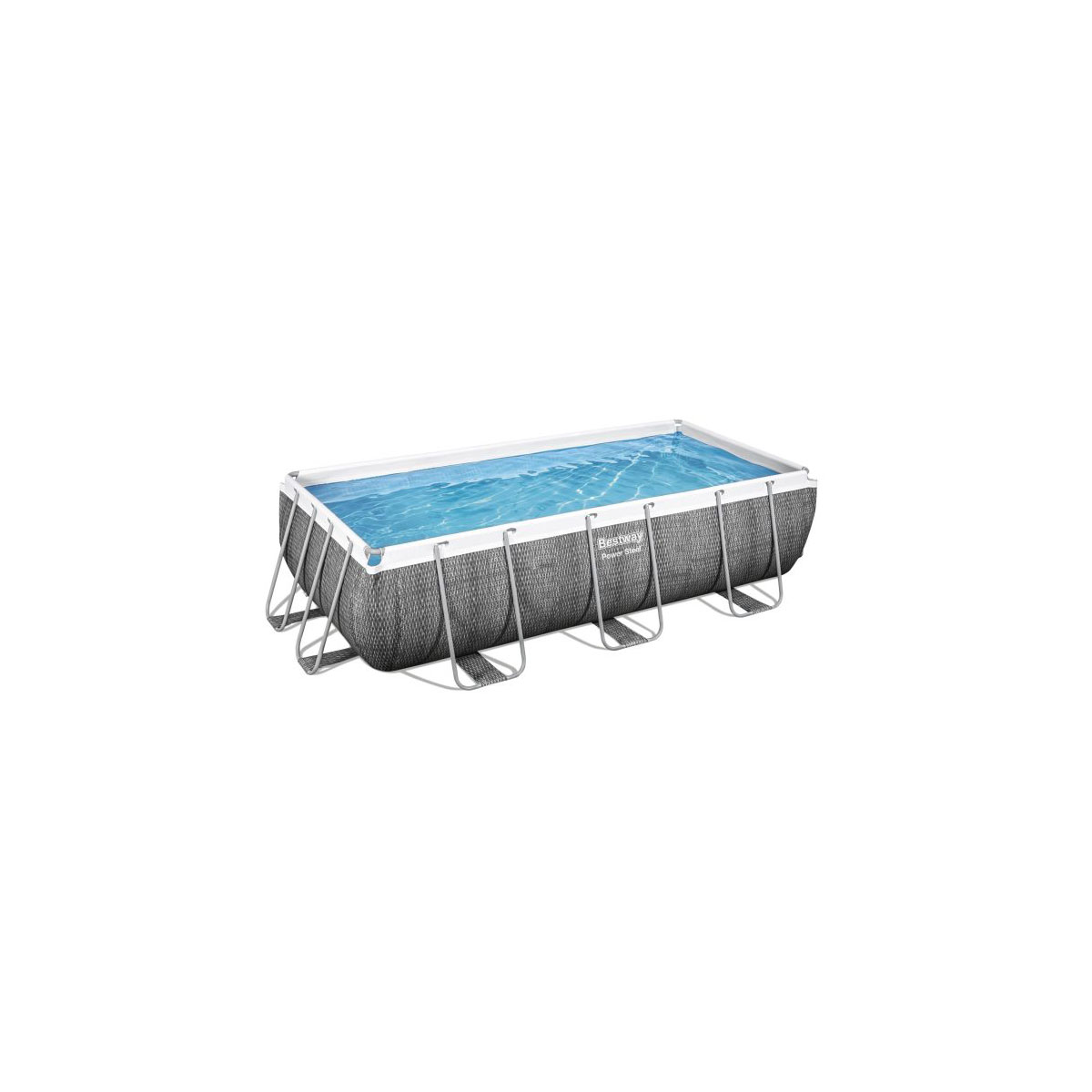 Bestway ® Power Steel™ Frame Pool Set mit Filterpumpe 404 x 201 x 100 cm