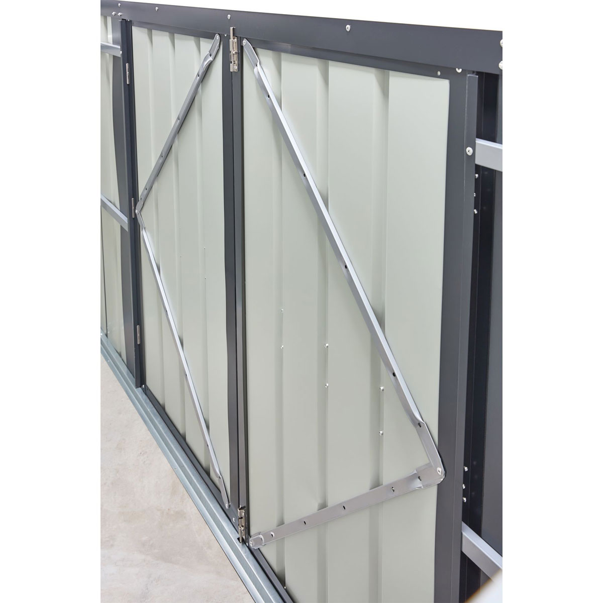 Vitavia Mülltonnenbox Easy 1,6m² schwarz Bild 5