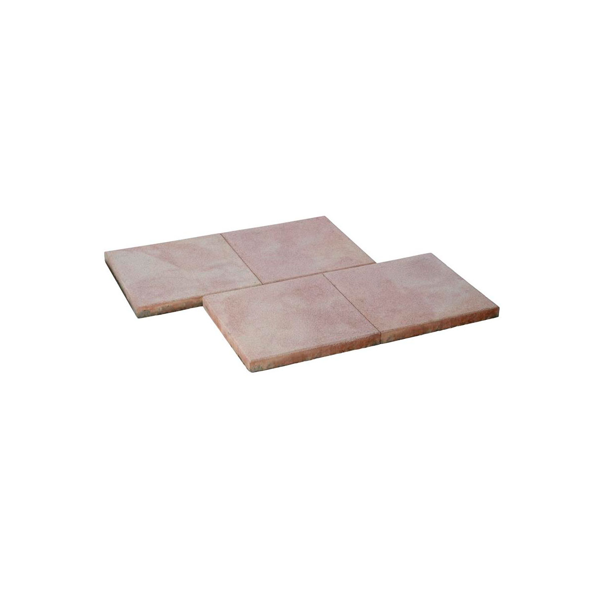 Diephaus Terrassenplatte Ocker-Gelb-Rose 40 x 40 x 4 cm
