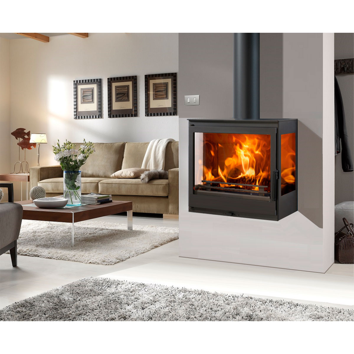 Panadero Kaminofen DIAMANT WALL Ecodesign Bild 2