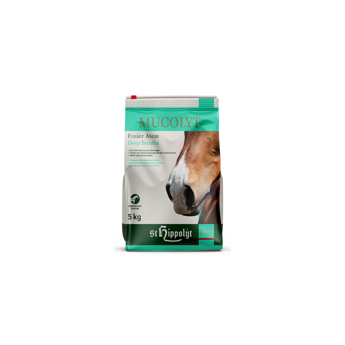 St. Hippolyt Pferdefutter Mucolyt Atemwegskur Nachfüllpack 5 kg