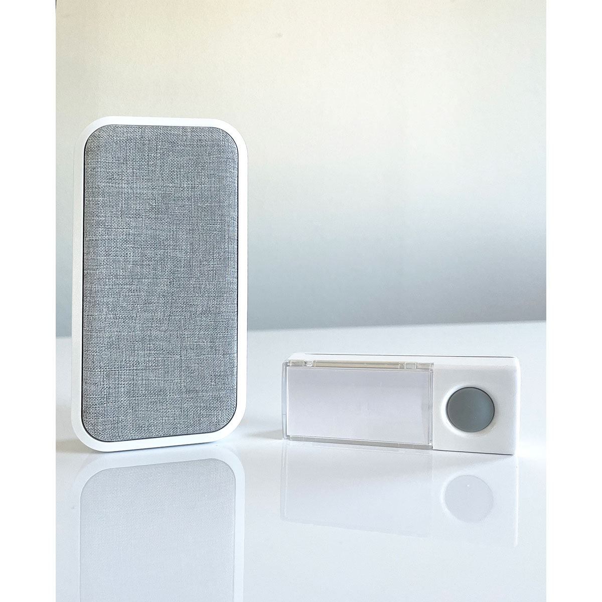 Heidemann Funkgong-Set HX Cloth weiß