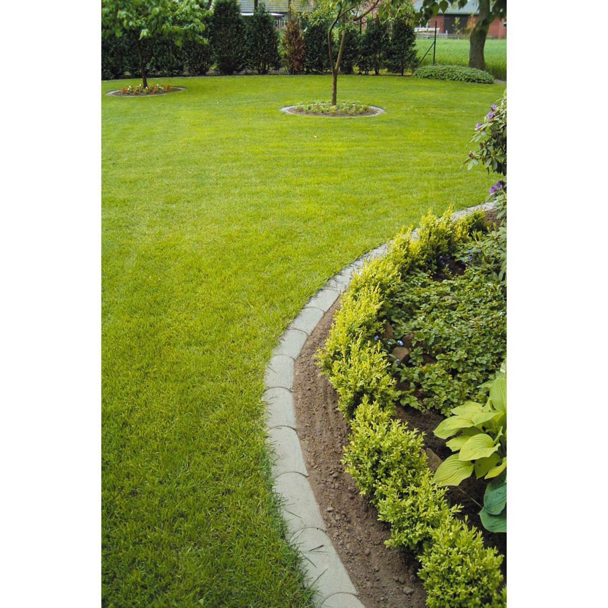 Rasenmaehkante grau 24/12/4cm Bild 2