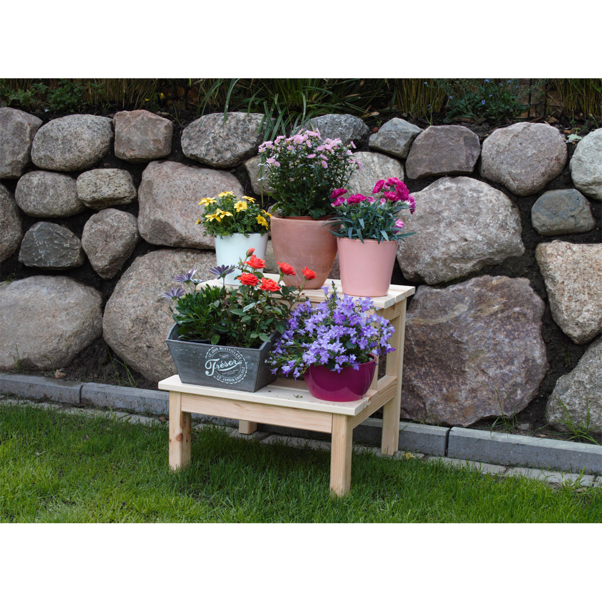 Promadino Blumentopfhocker Olli natur