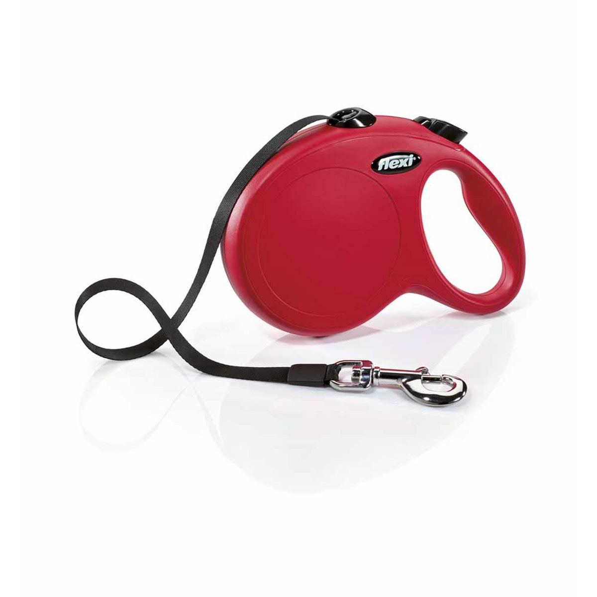 Flexi  Gurt-Leine New Classic rot L 5m