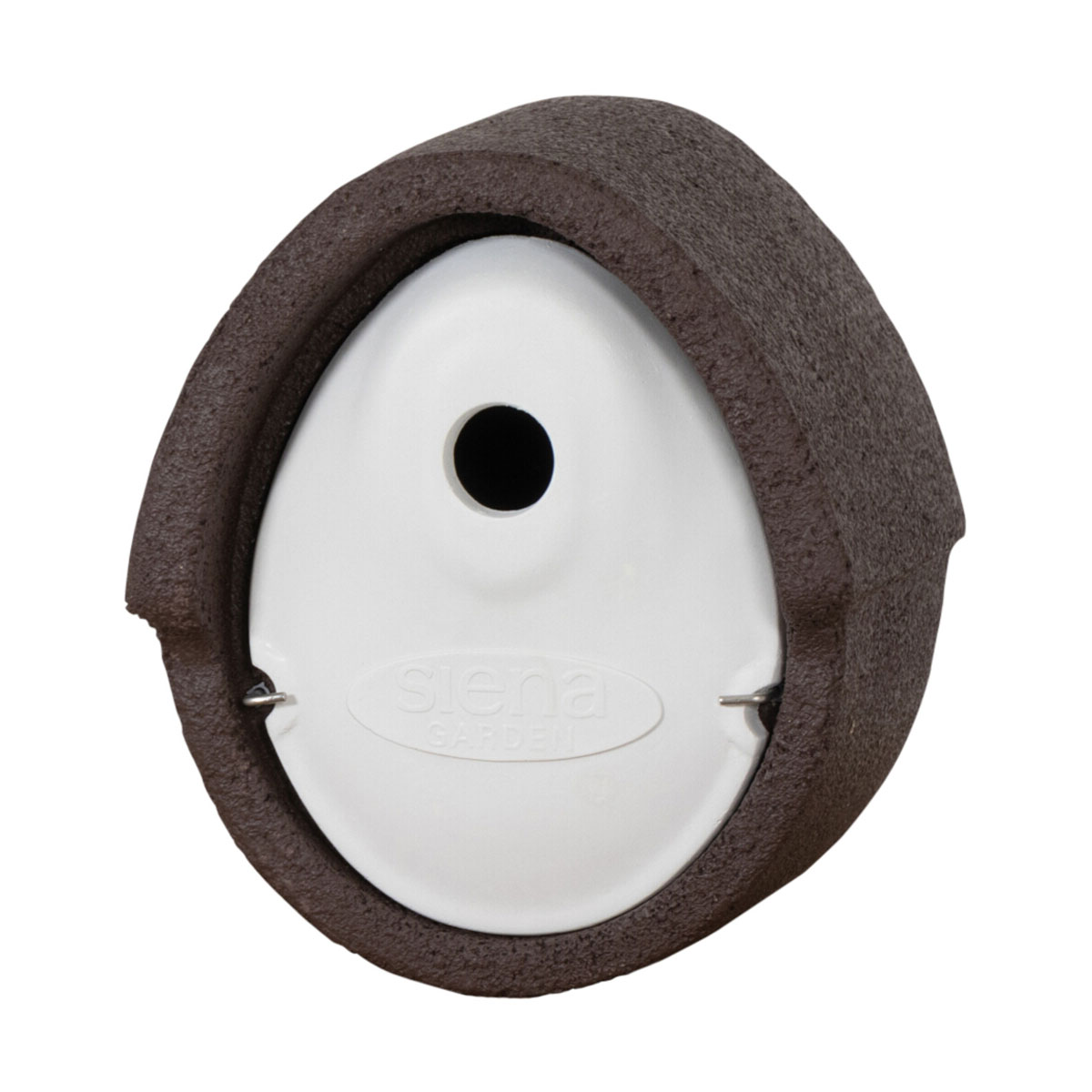 Nistkasten oval, braun