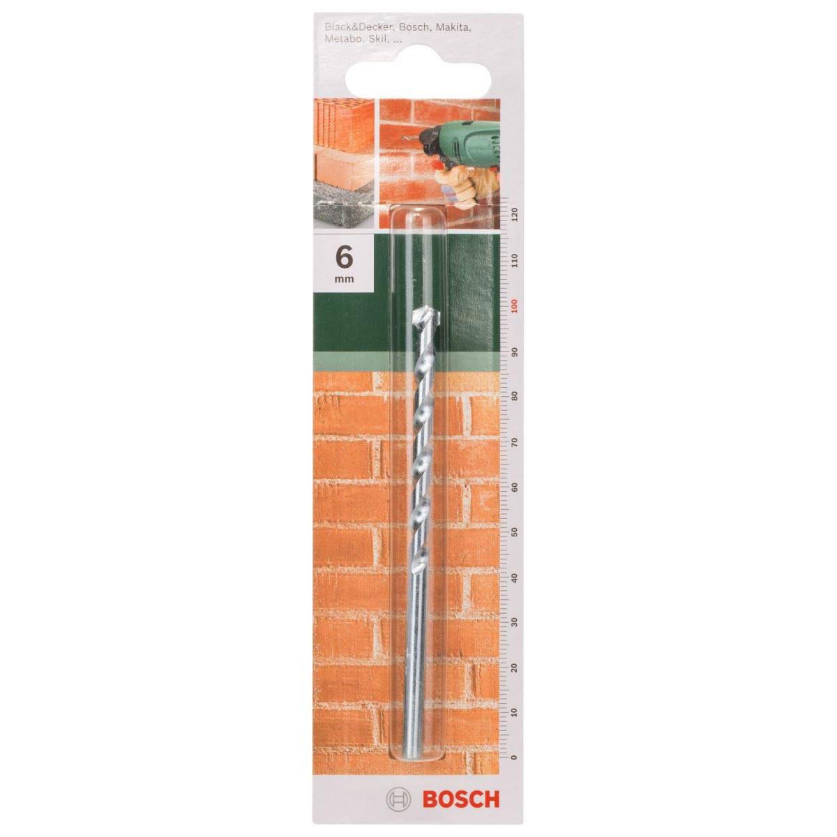 Bosch  DIY Steinbohrer Durchmesser 6 x 100 mm Bild 2