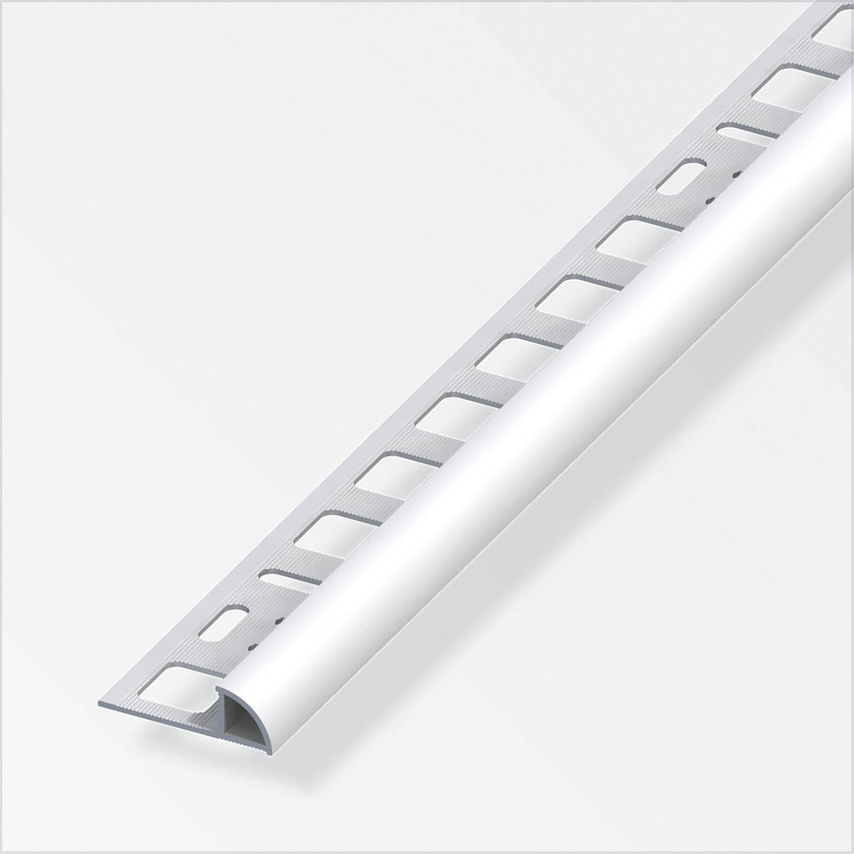 Fundamo Viertelkreisprofil 12,5 mm 2,5m Aluminium silber
