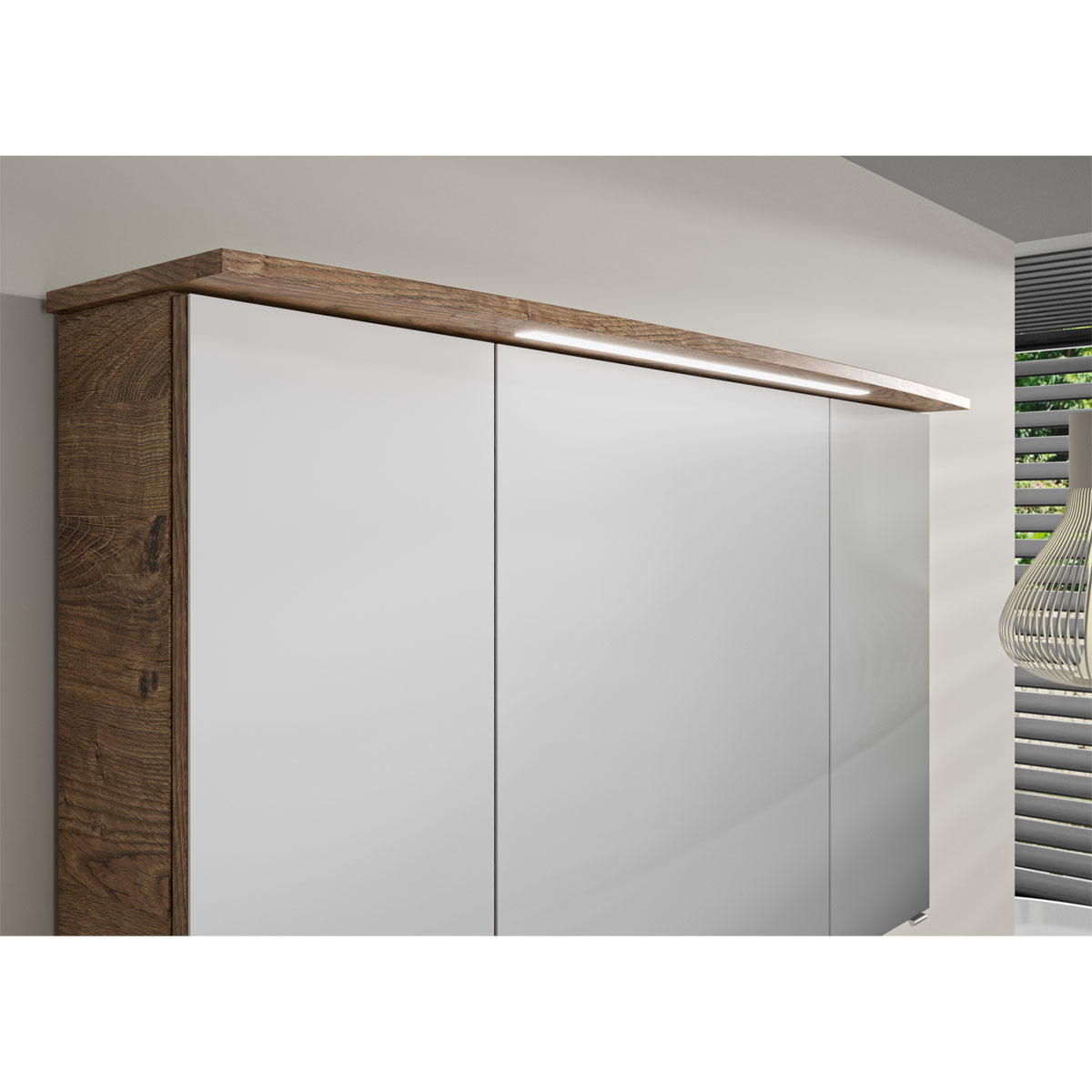 Pelipal Kranzbeleuchtung Asti braun 142 x 1,6 x 26,5 cm Bild 2