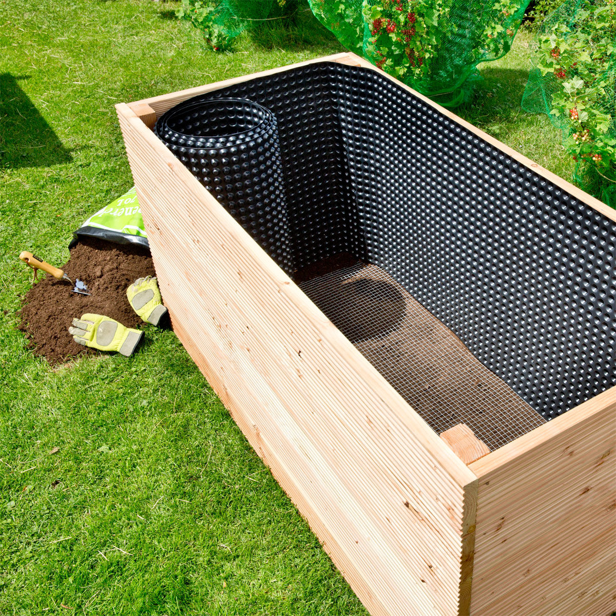 Windhager Hochbeet-Noppenfolie 0,9 x 6,5m Bild 3