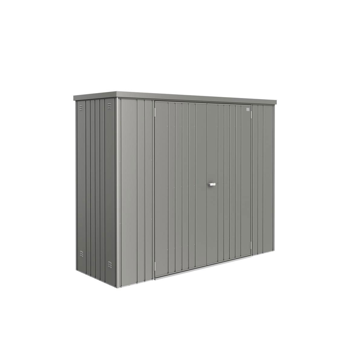 Biohort Geräteschrank Größe 150/230 227 x 83 x 182,5 cm quarzgrau-metallic