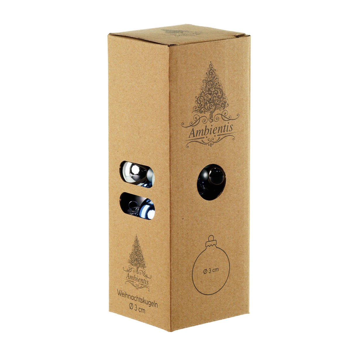 Ambientis Glaskugeln 3 cm blau Mix Bild 2
