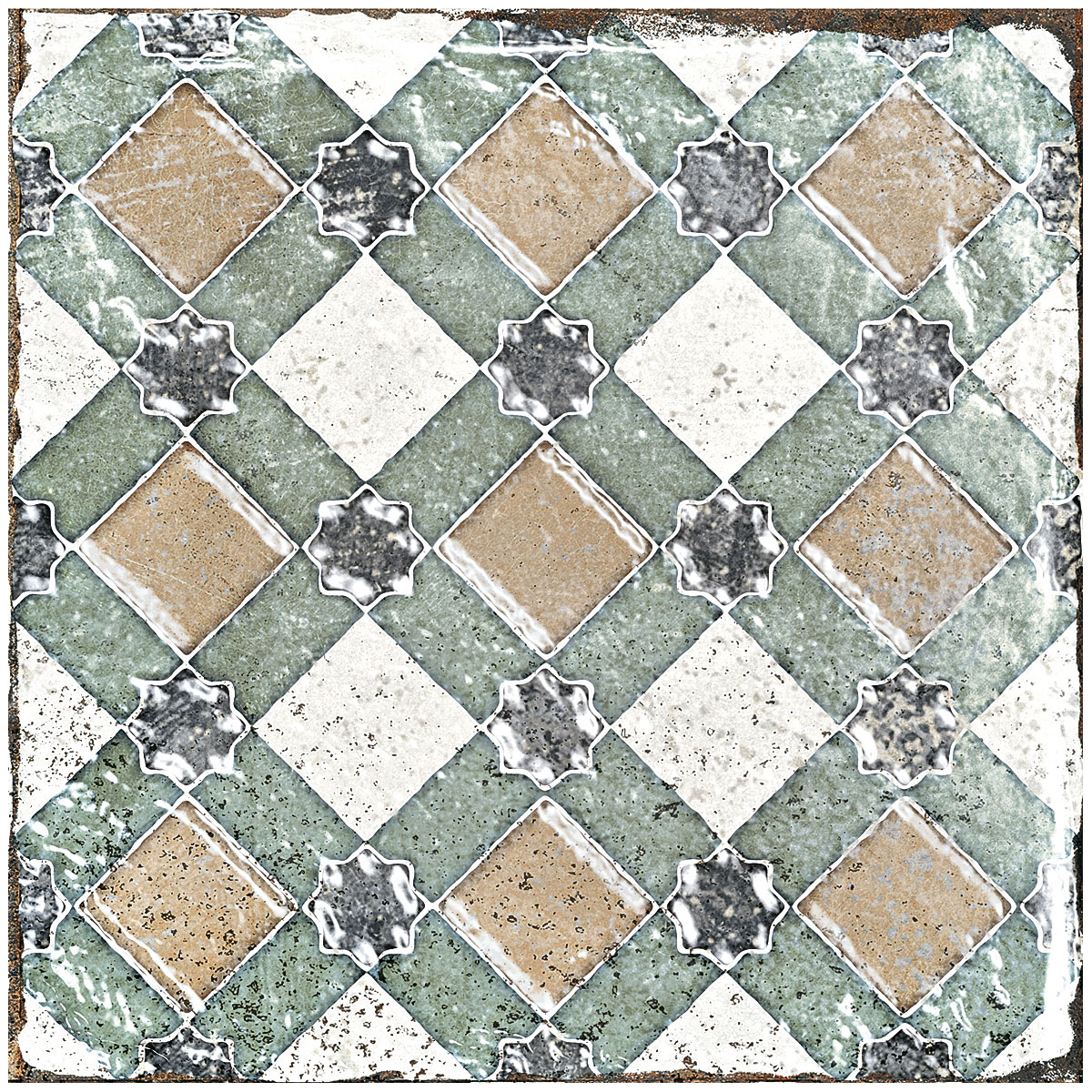 Feinsteinzeug Marrakesh Beige glasiert matt 20 x 20 x 1 cm Bild 10