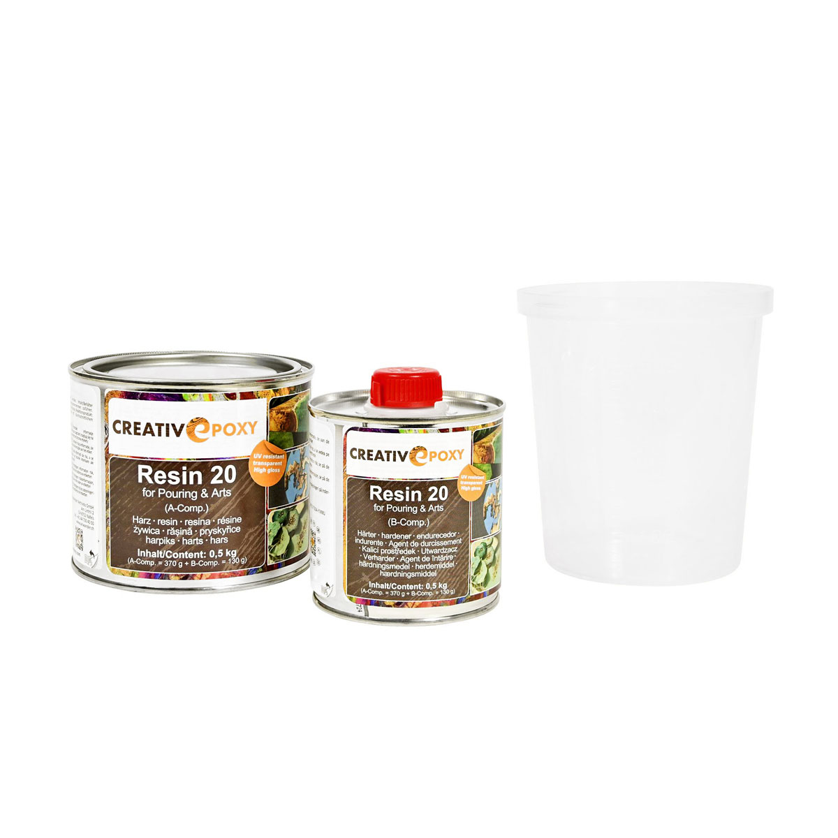 Epoxy-Gießharz-Set Resin 20 500 g Bild 2