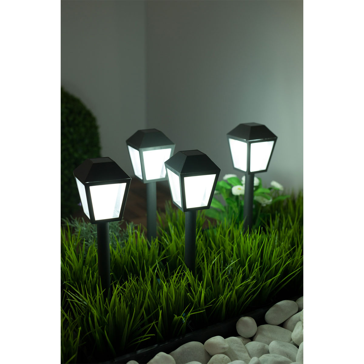 Flector Garten LED-Solarleuchte Laterne 4 Stück Bild 2