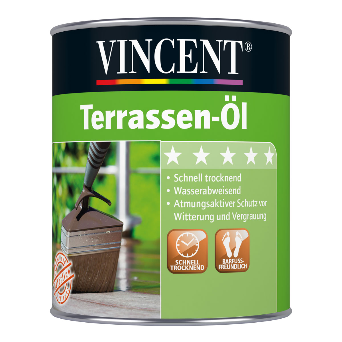 Vincent Terrassen-Öl Teak 750 ml Bild 1