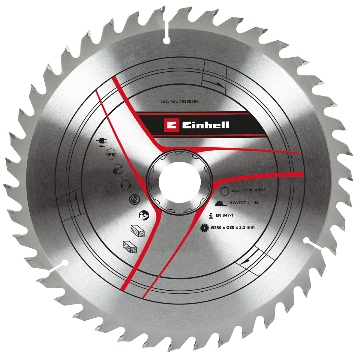 Einhell  Kreissägeblatt-Set Sbl Set D 250 x 30 x 3,2 Z24/42/60 Bild 3