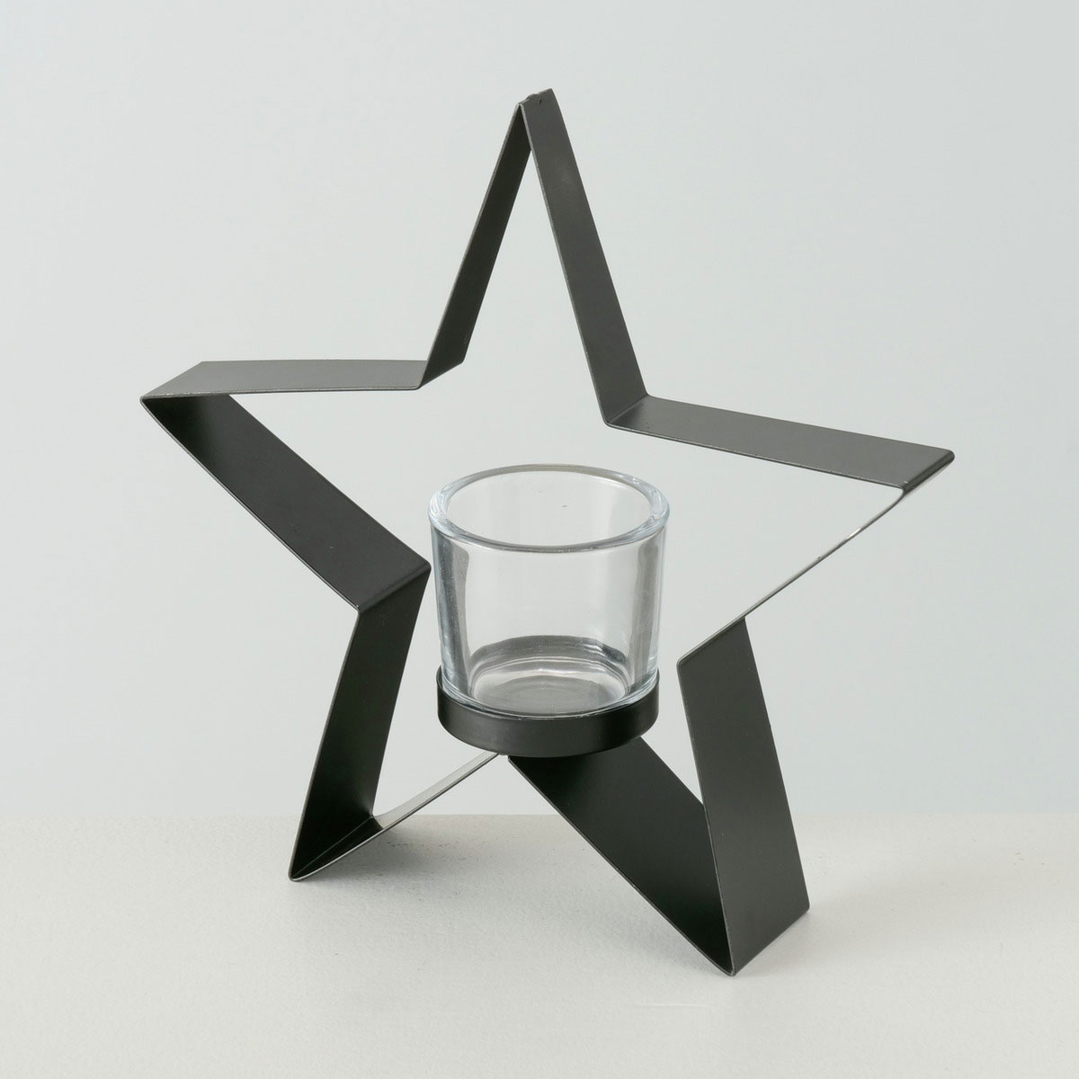 Windlicht Naos Stern Höhe 32 cm Eisen pulverbeschichtet Mehrfarbig