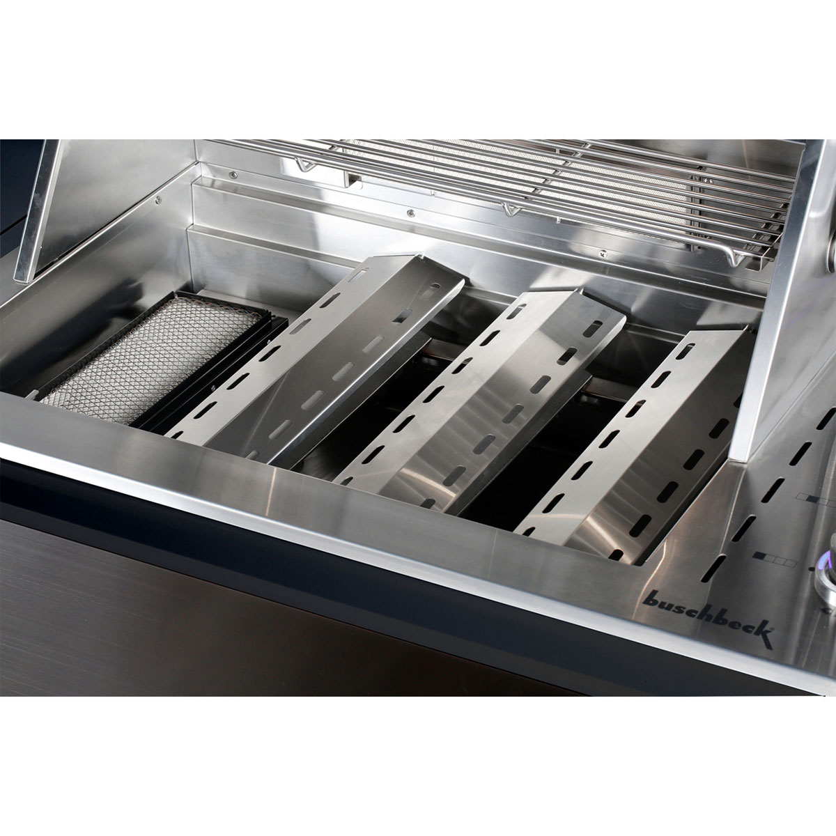 Buschbeck Outdoorküche Brighton schwarzer Edelstahl mit schwarzer Marmorplatte Bild 11