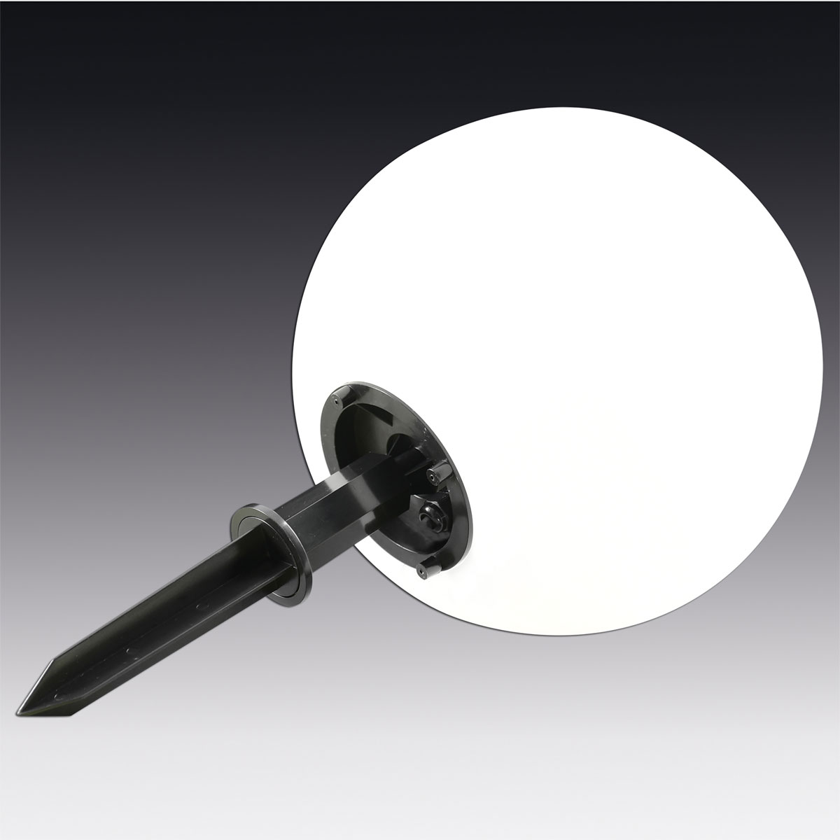 näve Kugelerdspießleuchte Durchmesser 40 cm schwarz Bild 3