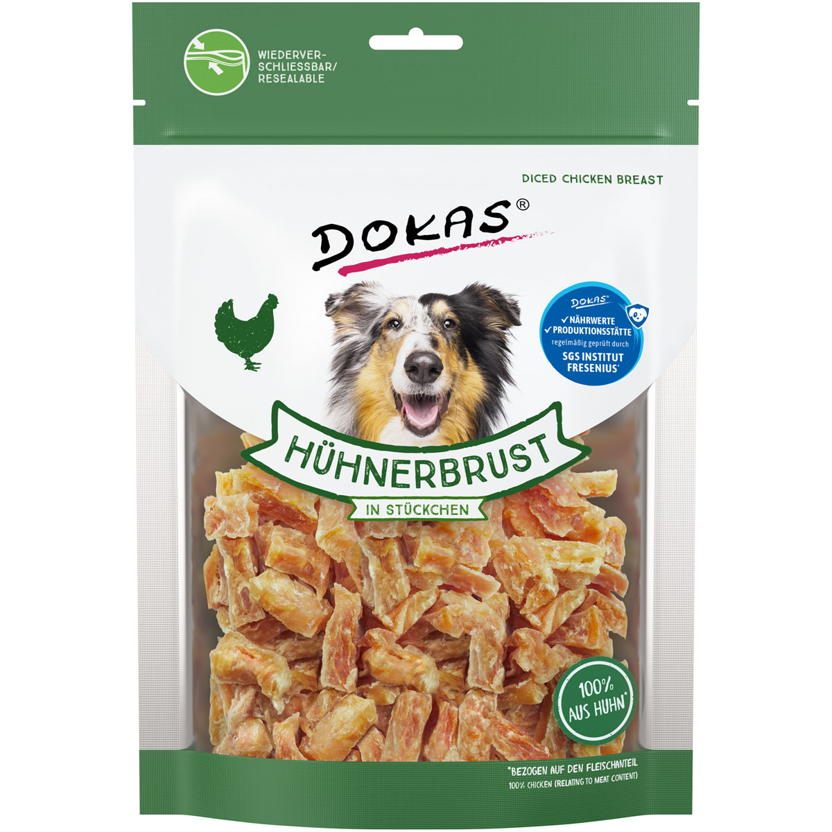 Snack Hühnerbrustfilet in Stückchen 200 g Snack Hühnerbrustfilet in Stückchen 200 g