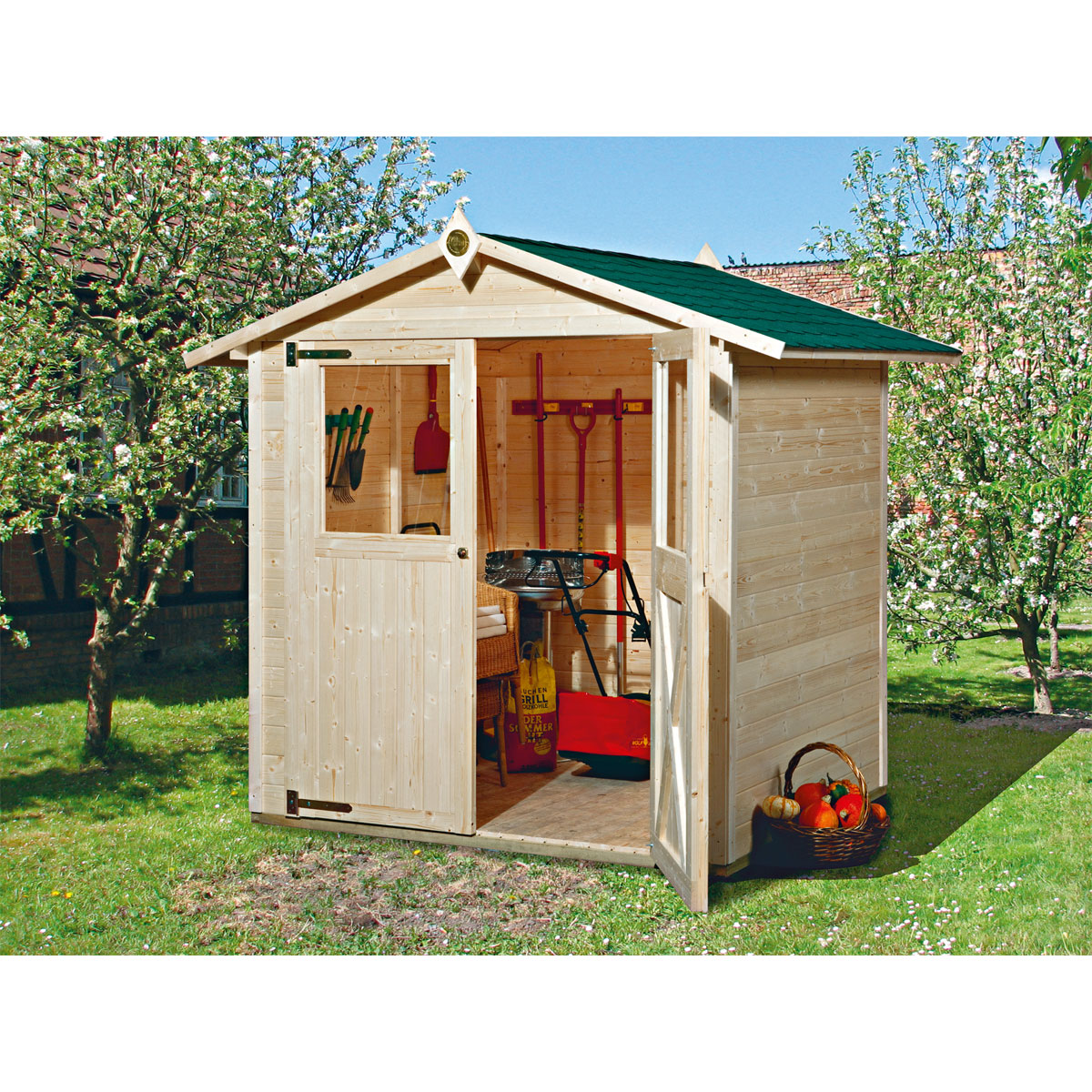 Weka Gartenhaus 316 Größe 1 19 mm natur Bild 2