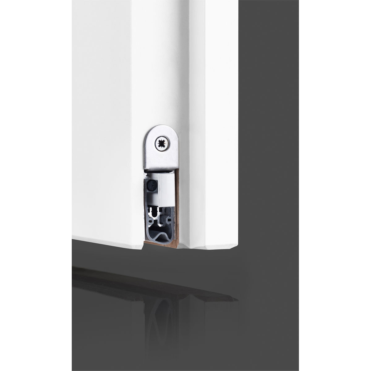 CPL-Wohnungseingangstür links weiß 86 x 198,5 cm Bild 5