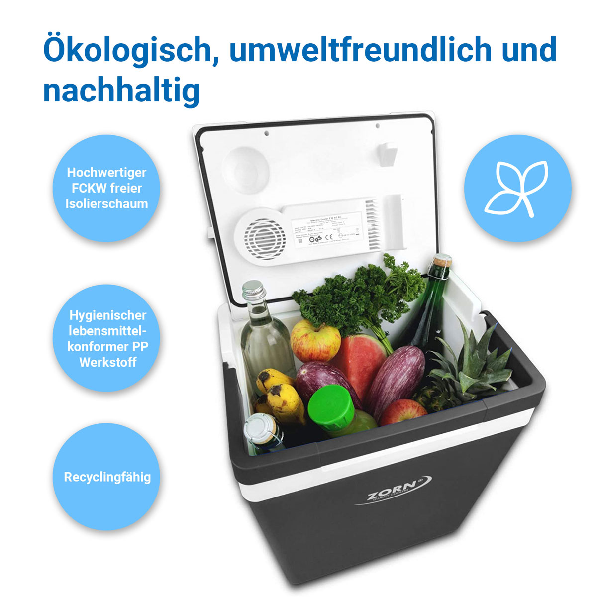 Zorn Akku-Kühlbox ZE32 30 L 12/230 V grau Bild 12
