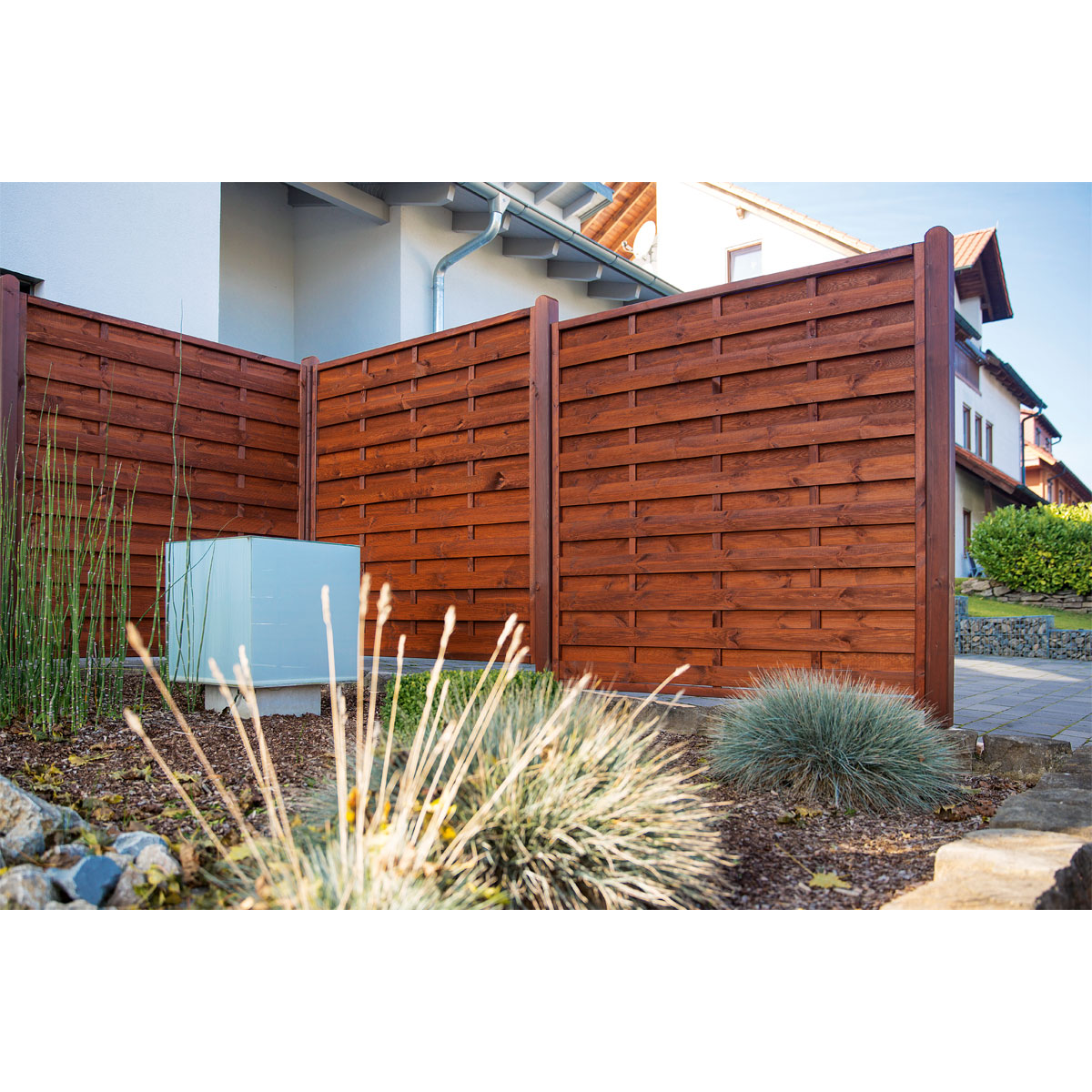 Zaunserie Oslo Grundelement 180 x 180 cm Bild 3