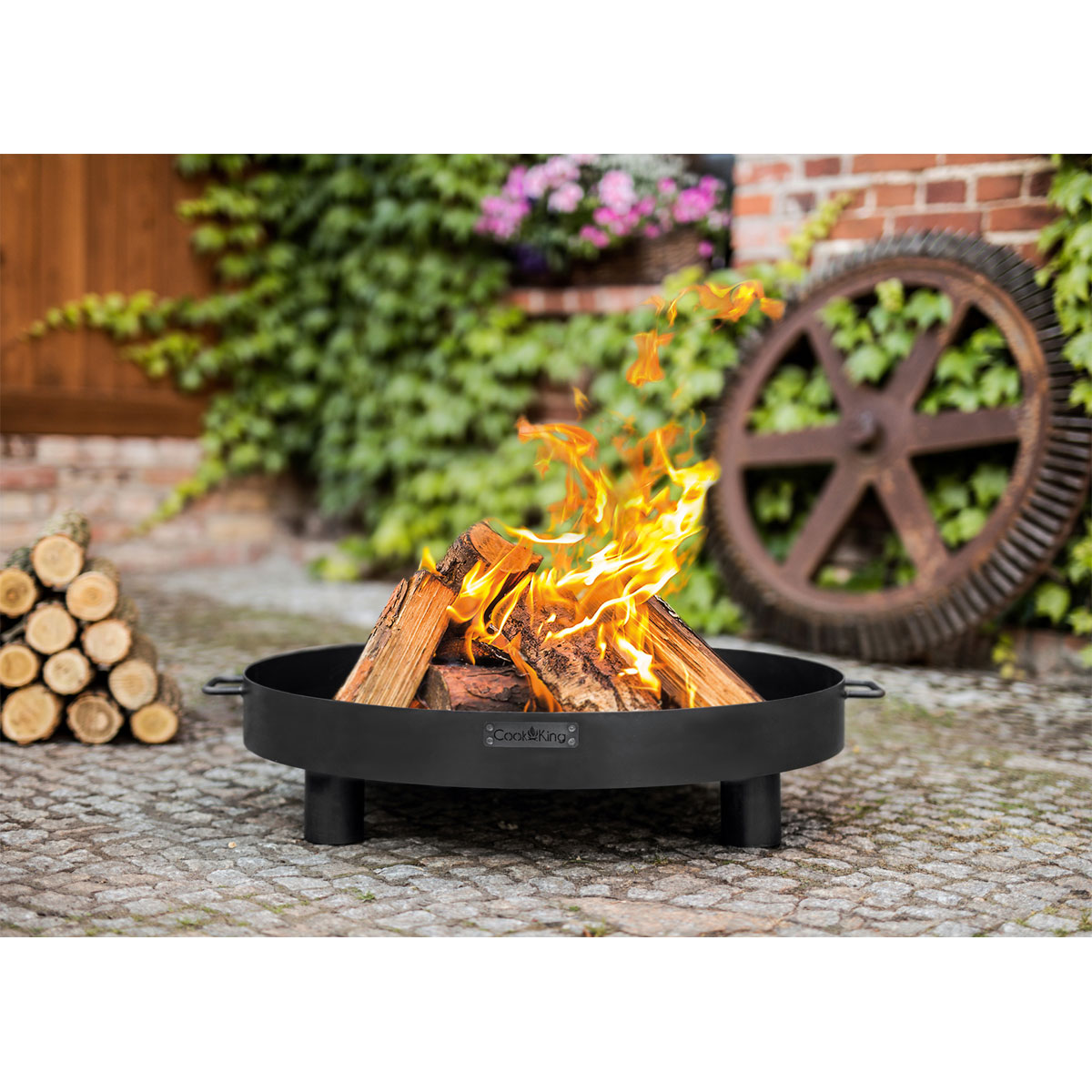 CookKing Feuerschale Tunis 60 70x20cm Schwarz Bild 2