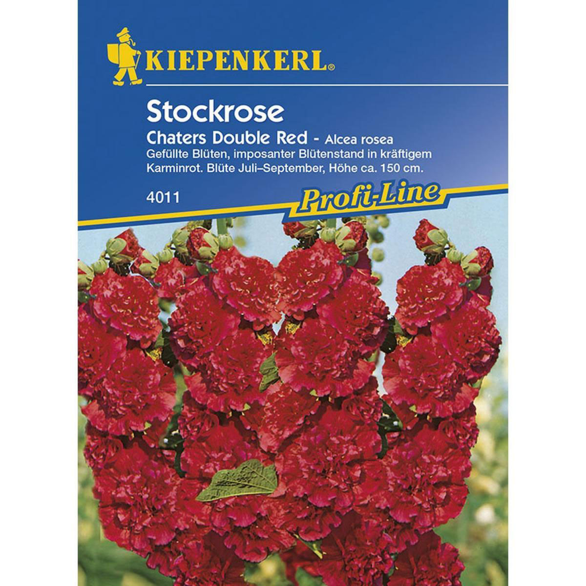 Kiepenkerl Stockrosen Chaters Double Red Profi-Line