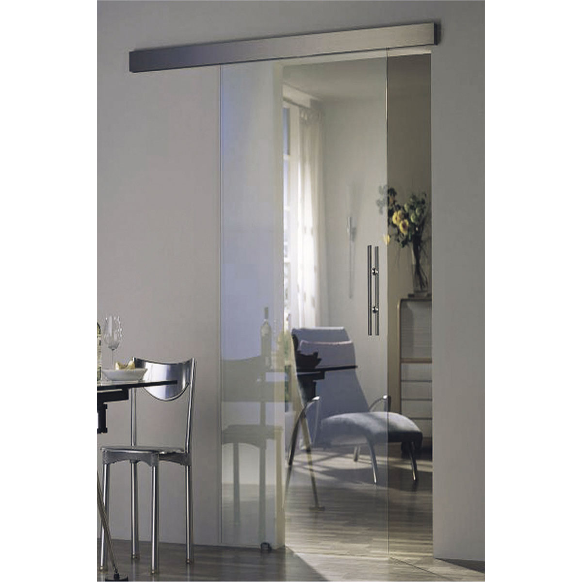 Suki Glasschiebetür-System-Set Serie H 190 cm