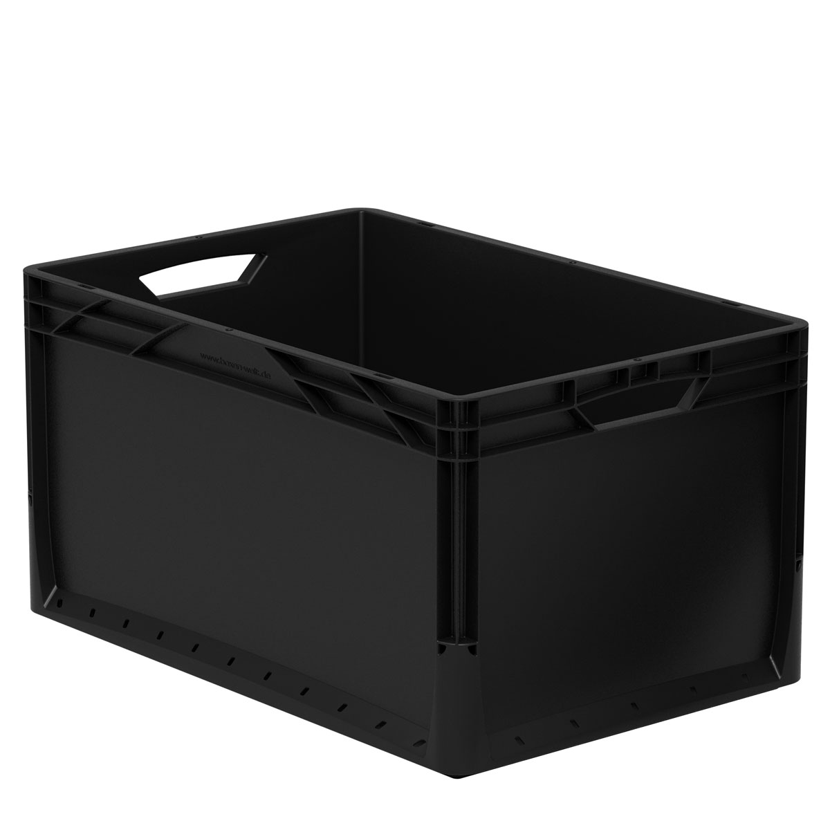 Eurobox  60 cm x 40 cm x 32 cm schwarz Bild 2