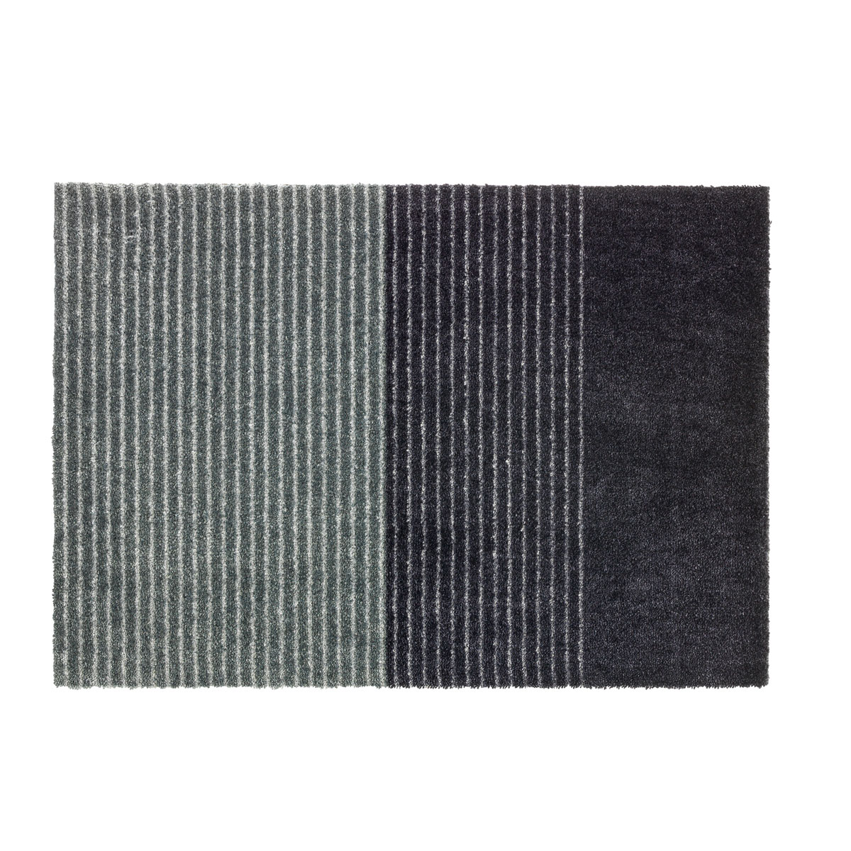 Schöner Wohnen Schmutzfangmatte „Manhattan“, Streifen/anthrazit-grau, 50x70 cm