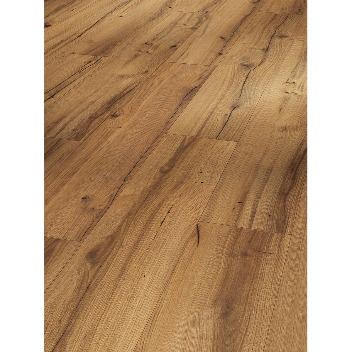 Parador Laminat „Basic 200“, Eiche History, Seidenmatte Struktur, 19,4x128,5 cm