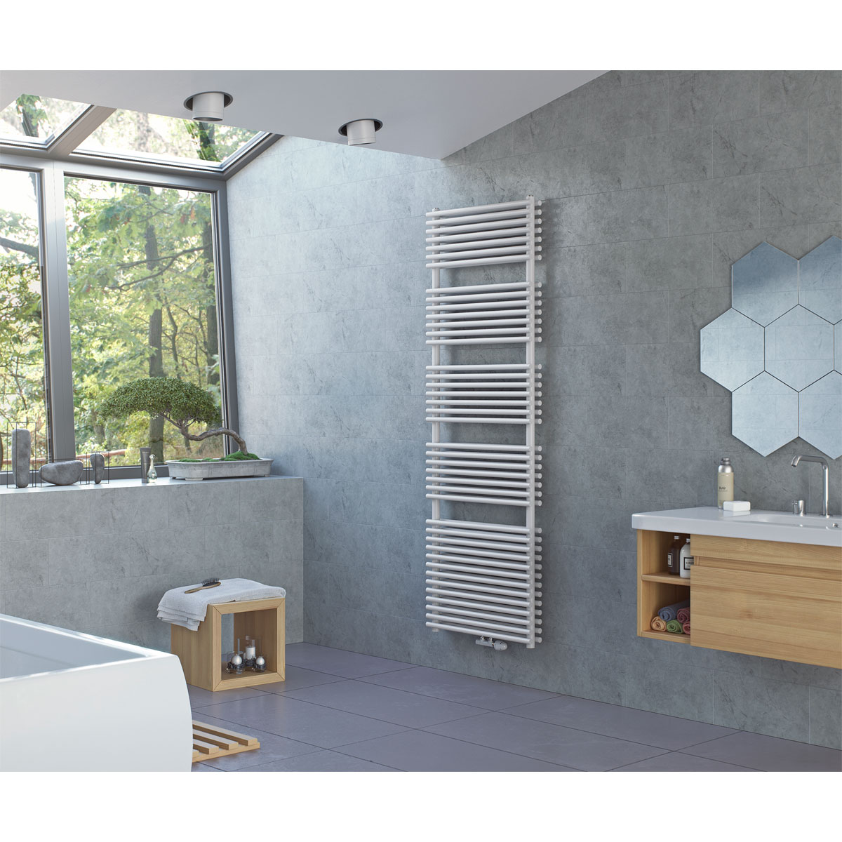 Ximax  Badheizkörper Tec Duplex 1838 x 600 mm 1538 Watt Weiß
