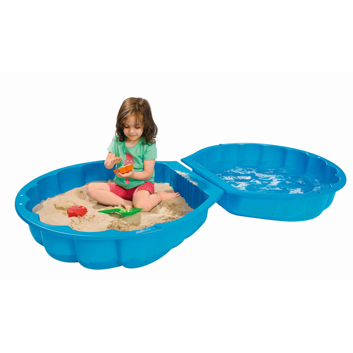 Sand- und Wasserspielmuschel blau Bild 3