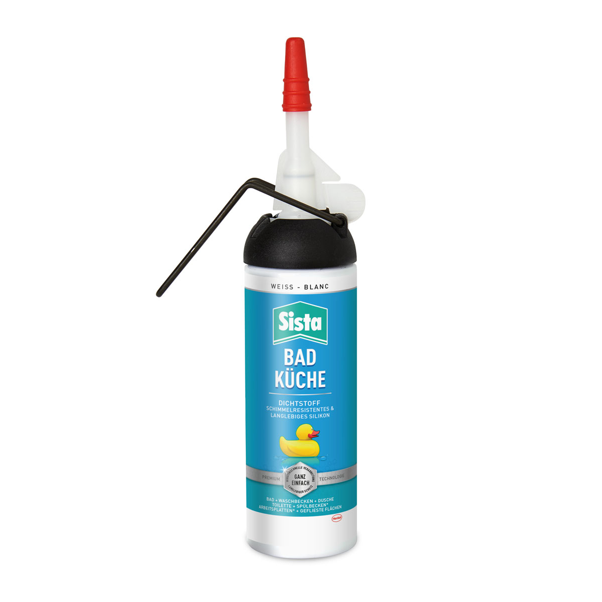 Henkel Sista Silikon Bad und Küche 100 ml weiß