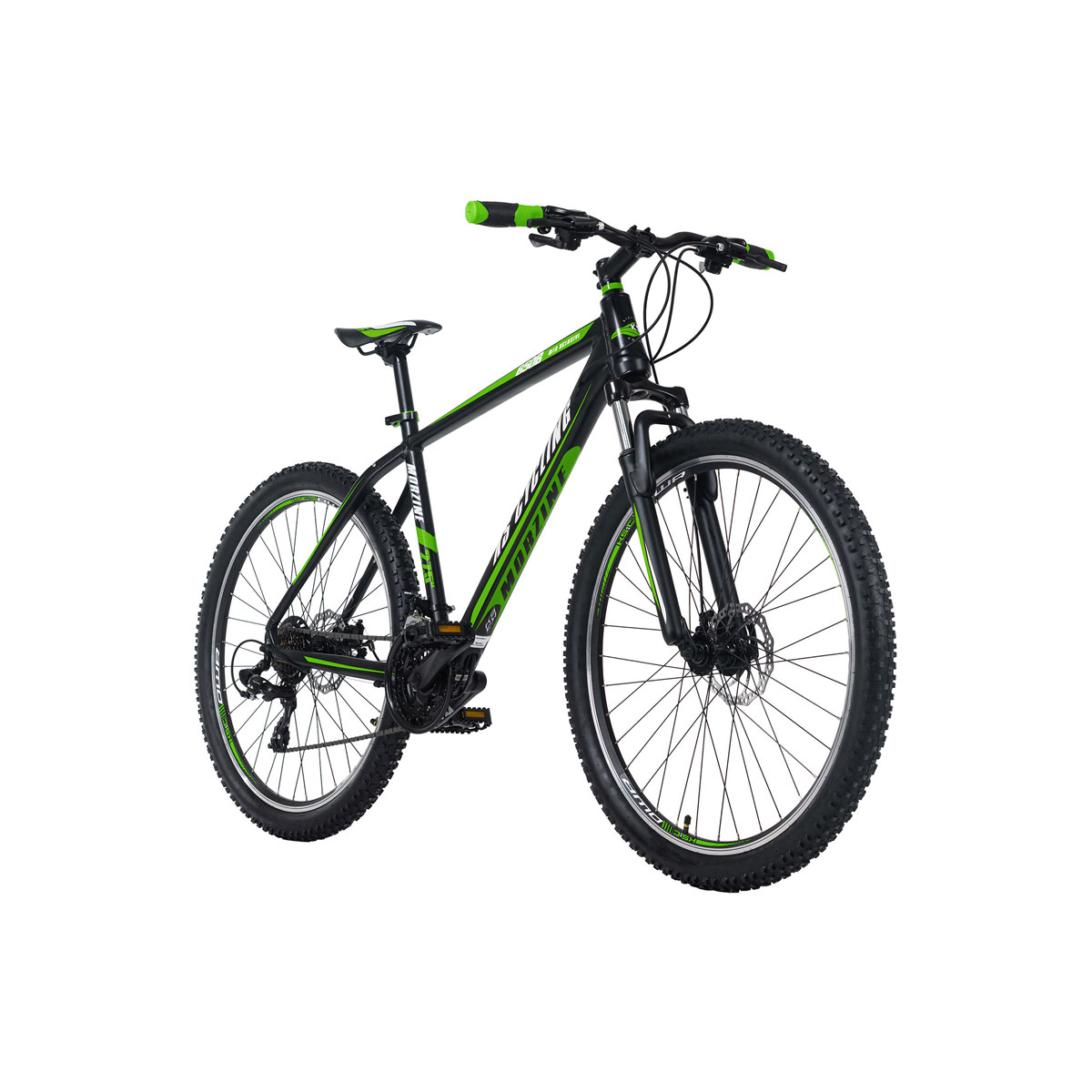 VTT semi-rigide 26'' Xtinct noir-vert TC 50 cm KS Cycling