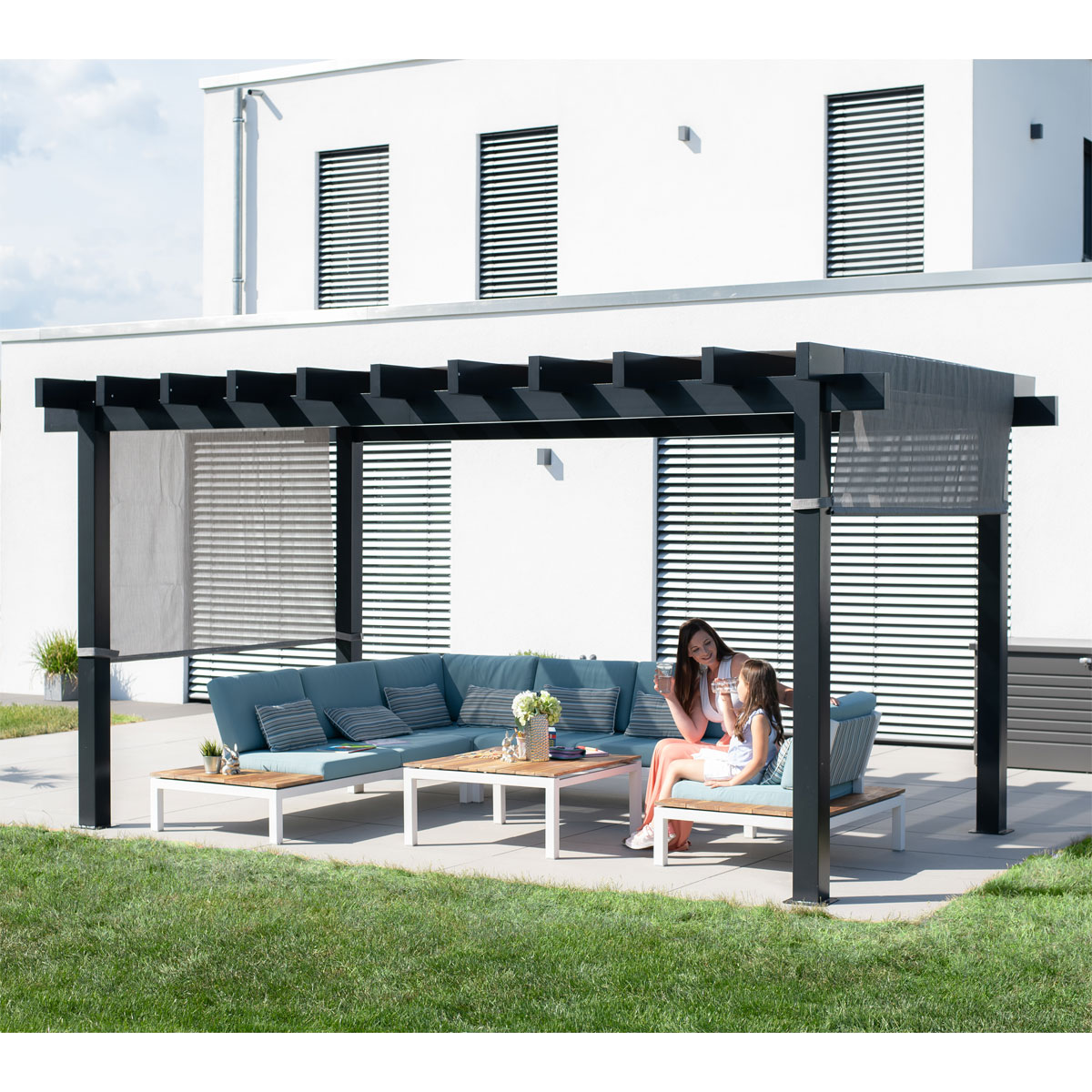 Sojag Pavillon Pergola Yamba 1016 295x495x252,6cm Anthrazit Bild 5