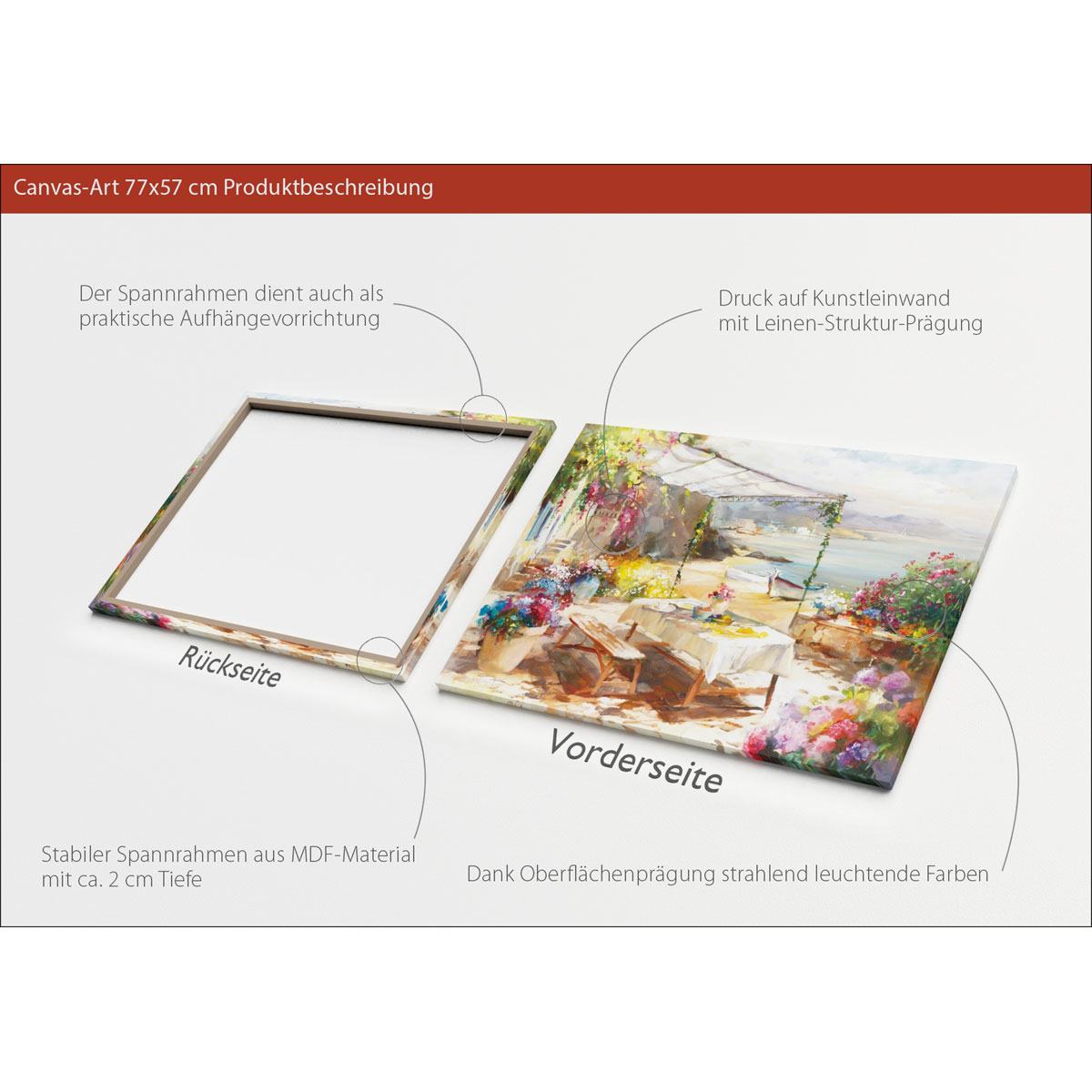 Canvas-Art WH141F5 60 x 80 Bild 3