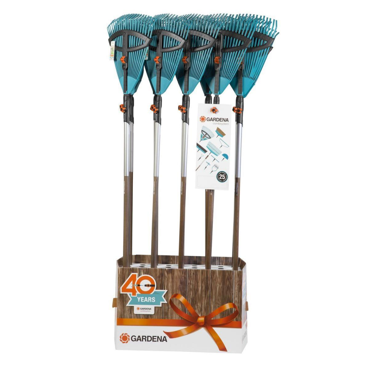 Gardena  Comisystem-Verstellbesen inkl Holzstiel 130 cm Bild 3