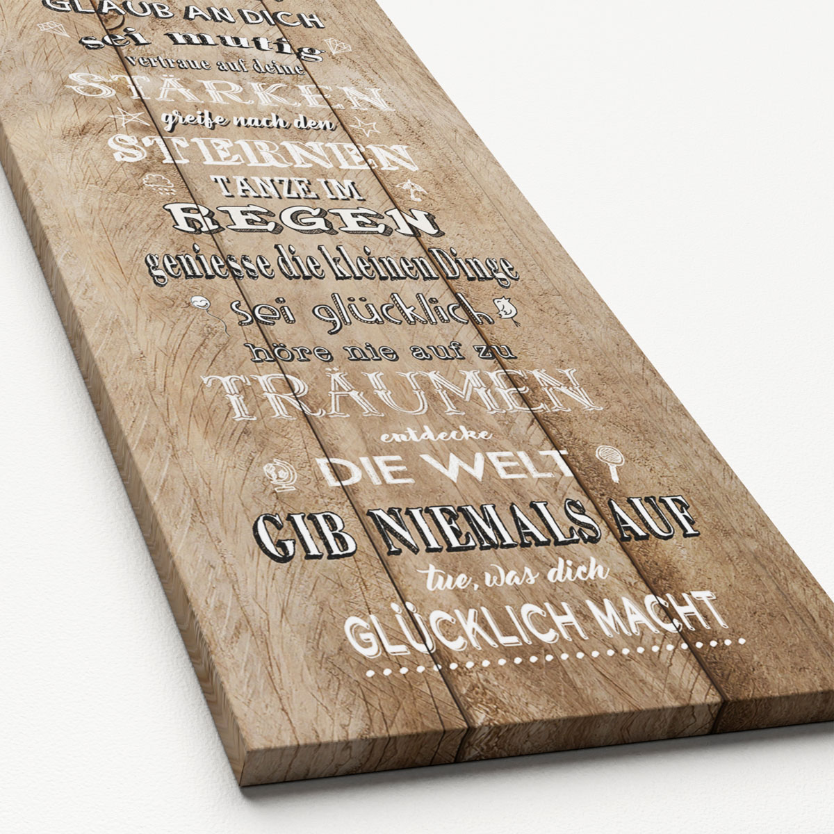 Canvas-Art Spruch 30 x 80 cm Bild 2